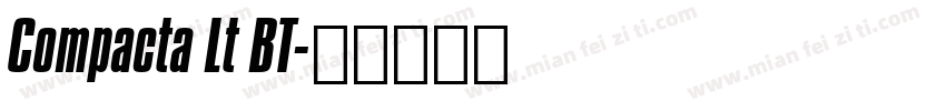 Compacta Lt BT字体转换